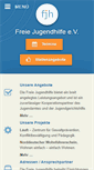 Mobile Screenshot of freie-jugendhilfe.de