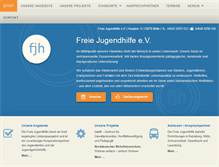 Tablet Screenshot of freie-jugendhilfe.de